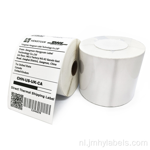 Hoge kwaliteit thermische overdrachtlabels 4x6 verzendlabel